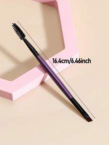 5/1 pieza Cepillo de cejas, Cepillo de pestañas, Doble cabeza, Cepillo de cejas angulado profesional y peine de pestañas, Cepillo de delineador, Varitas de rímel, Brochas de maquillaje y aplicadores para extensiones de pestañas y cejas, Herramientas de maquillaje para llevar fácilmente, Regalos - Multicolor - Ver 11