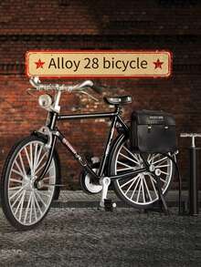 New 28-Inch Bicycle Model, Toy For Teenagers, Classic Retro Assembling Simulation Mountain Bike, DIY Handmade Assembling Toy - Multicolor - View 2