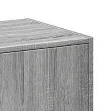 vidaXL Sonoma Grau Apothekerschrank 40x41x174,5cm Holzwerkstoff - Grau - Übersicht 8