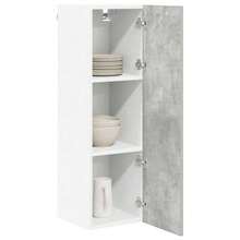 vidaXL Armadio sospeso Grigio cemento 30 x 31 x 100 cm Bois d'ingénierie - Grigio - Visualizzare 3