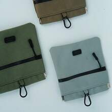 Outdoor Dog Walking Pet Snack Bag, Waterproof Canvas Dog Poop Bag Dispenser With Elastic Clip, Dog Food Bag - Multicolor - View 5