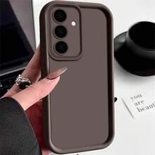 Shockproof Phone Case For Samsung S24 S23 S22 S21 Ultra S20 FE A14 A34 A15 A25 A35 A52 A53 A54 A55 5G S25 Silicone Bumper Cover,Suitable For IPhone17 Air - 黑色 - 查看 3
