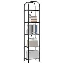 vidaXL Étagère Gris Sonoma 40 x 30 x 183 cm Bois d'ingénierie - Gris - Voir 3