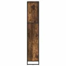 vidaXL Bibliothèque Chêne Fumé 80 x 30 x 155 cm Bois d'ingénierie - Tabac - Voir 6