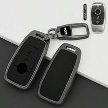 Minimalist & High-End Zinc Alloy Key Fob Case For - Compatible With A4 B9, A5, A6, 8S, 8W, Q5, Q7, S5, S7, TT | Durable Remote Key Cover - Keychain - View 12
