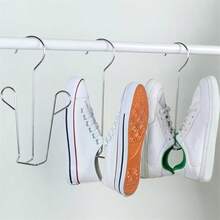 5pcs/Set Adjustable Double-Tier Plastic Shoe Rack, Space-Saving Shoe Storage Organizer For Home, Closet & Entryway Organization, Durable Shoe Cabinet Rack, Modern Storage Solutions For Shoes And Accessories, Compact Footwear Display Stand With Adjustable Shelves - Multicolor - View 6