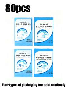 10-100pcs/Pack Disposable Plastic Waterproof Anti-Slip Toilet Seat Covers, Individually Packaged, Portable - Clear - View 14