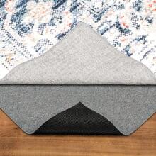 almohadillas para orejas de fieltro y goma de 1 8 pulgadas de grosor, 2 x 3 pies, agarre antideslizante para alfombras para mantener las alfombras en su lugar, almohadillas para orejas - 61 cm x 914 cm - Ver 1