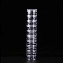 12pcs Mini Ink Mixing Brushes, Tools, Replaceable Round Foam, Refills, Stackable Round Storage Jars, Scrapbook Set, Painting, Art Supplies, Craft Tools, Crafts, Card Making, Drawing - Multicolor - View 3