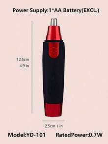 Recortador de vello nasal impermeable unisex - Cuchillas dobles y motor silencioso, eliminación indolora del vello de las orejas y el rostro - Multicolor - Ver 14