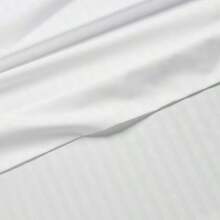 Deluxe Microfiber Striped Sheet Set, Bright White, Twin - SingleBrightWhite - View 3