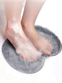 1 miếng chà chân, có thể dùng trong vòi sen để loại bỏ vết chai và làm sạch chân. Thảm silicon đa chức năng dùng trong phòng tắm để tẩy tế bào chết cho lưng và chân, thảm massage chống trượt trong vòi sen. - Nhiều màu - Xem 5