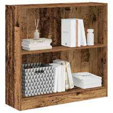 vidaXL Bibliothèque vieux bois 80x24x76 cm legno d'ingegneria - Castano - Visualizzare 4