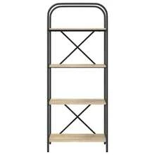vidaXL Étagère Chêne Sonoma 60 x 30 x 146 cm Legno di ingegneria - Castano - Visualizzare 5