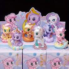 Muñeca de peluche de My Little Pony - Adorable muñeca coleccionable con melena arcoíris y Body de pony colorido, regalo de cumpleaños, accesorio para el cabello con coleta, apto para jugar y exhibir - Multicolor - Ver 7