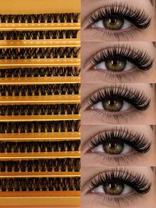 200片高容量60D自粘假睫毛，浓密自然柔软 - C - 查看 2