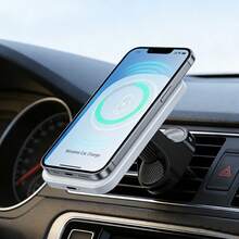 Fast Charging Magnetic Wireless Car Charger Cell Phones Car Charger 15W Compatible With Apple 11-17/Pro/Max And IOS/Android Devices Includes Phone Holder And Wireless Charging Station Perfect Gift For Father's Day Valentine's Day Gift - Multicolor - View 9