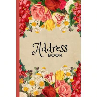 Pocket Address Book: Telephone Address Book, Email Address Book, Address Phone Book With Alphabetical Tabs To Record Phone Number, Address, Email, Seniors With Tabs 120 Pages, 6x 9 Inch.