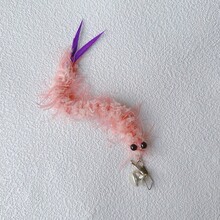 1个手工制作猫咪逗猫玩具替换头，逼真昆虫造型，宠物互动玩具，耐抓耐咬 - 逗貓棒換頭 - 查看 9