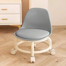 Rolling Seat Stool With Backrest, Swivel Stool, Outdoor Stools, Camping Stools, Cleaning Stools, Family Stools - Grey - View 12