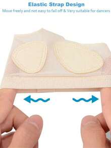 1双肚皮舞半鞋，分趾软底，带脚趾保护垫，适用于肚皮舞、芭蕾舞鞋、分趾袜、运动鞋、芭蕾舞袜 - 彩色 - 查看 9