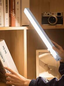 3.93", 7.87", 11.81", 19.68" Rechargeable Rectangular Lamp, 3 Lighting Modes, Auto Brightness Adjustment, Magnetic Cabinet/Wardrobe, Charging Night Light, LED Smart Motion Sensor Light Strip For Wardrobe, Bedroom, Dorm, Wine Cabinet Lighting, Small Night Light - Multicolor - View 4