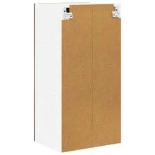 vidaXL Armário suspenso com porta 2 pcs Chêne fumé 40 x 31 x 80 cm - Castanho - Ver 9