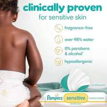 Sensitive Baby Wipes for Gentle Cleaning Anytime - Embalaje estándar - Ver 3