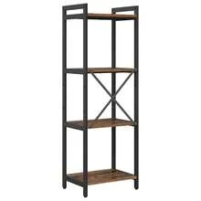 vidaXL Étagère Bois ancien 40 x 30 x 85 cm Bois d'ingénierie - Tabac - Voir 6