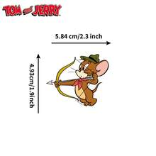 TOM AND JERRY. 50pcs Cartoon Stickers, Waterproof Cat And Mouse Anime Stickers, Suitable For Teenagers And Adults, Cute Anime Stickers, Can Be Used For Decorating Scrapbooks, Laptops, Guitars, Luggage, Classroom Rewards [Official Authorization] School Supplies - Multicolor - View 5