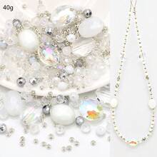 12MM Oval Bull Eye Flat Bead Multi-Color Glass Bead DIY Mobile Phone Chain Necklace Set In Stock Wholesale