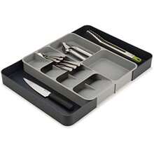Joseph Joseph DrawerStore Utensil Organizer For Kitchen Drawer Silverware, Flatware Tray, Small, Grey(Flatware & Utensils Organizer Expandable) - 彩色 - 查看 1