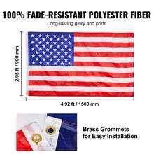 Kit de poste de bandera telescopico de 20FT, 25FT, aleación de aluminio de resistencia pesada en postes de bandera de tierra para el exterior, poste de bandera de 3 modos de pantalla con bandera americana 3x5, accesorios profesionales, plata - Negro - Ver 6