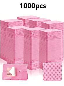 1000pcs Gel Nail Polish Remover Wipes, Nail Cleaning, Lint-Free Cotton, Makeup Remover Pads, Wholesale Manicure Tools, Nail Art Supplies, Back To School Season, Manicure, Manicure Tools (Suitable For Nail Stickers) - Multicolor - View 18