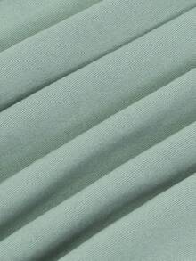 Áo thun ngắn tay cho bé trai, in chữ khẩu hiệu và hình cỏ bốn lá, thích hợp mặc mùa hè. - Màu xanh Bạc hà - Xem 7