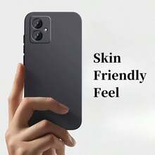Integrated Black Shock-Proof Protective Case, Suitable For Series Phones. Water-Resistant, Shock-Proof, Scratch-Resistant. TPU Protective Case, Soft And Shock-Proof Black Phone Case, Shock-Proof, Provides Comprehensive Protection For The Lens. Fashionable And Exquisite, New Solid Color, Simple Style. Suitable For Moto G82, Moto G72, Moto G60, Moto G52, Moto G41 - Black - View 4