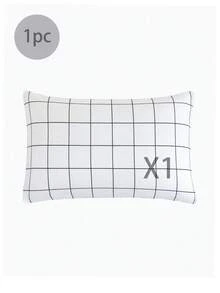 Vỏ gối mềm mại, chất liệu microfiber tốt nhất và giá rẻ - Vỏ gối chống dị ứng và thoáng khí, kích thước lớn, dài, tiêu chuẩn, cỡ Queen, Twin, Single, Double, Full, King, Body, European và Square, hoàn hảo cho bộ ga trải giường mọi mùa. - Đen và trắng - Xem 26