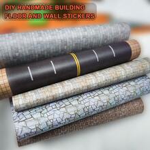 1pc Miniature Dollhouse Wallpaper With Adhesive, Suitable For 1:6 - 1:12 Scale Architectural Models - As Photos - View 6