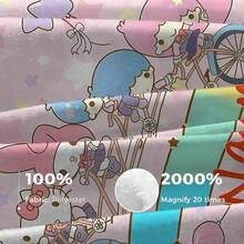 1pc Sanrio Twinkle Stars Themed Blanket, Customizable With Personal Name, Sweet And Cozy Style - Suitable For All Seasons, Soft, Lightweight, Warm, Ideal For Sofa, Bed, Outdoor - Perfect Birthday And Holiday Gift For Family And Friends - Multicolor - View 11