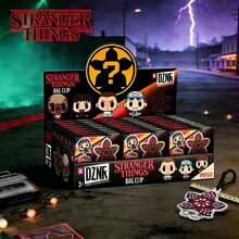 2PCS Netflix Officially Licensed Random One Stranger Things DZNR Bag Clip Keychain Fun Collection Decorative Life Fan Must-Have Daily Decoration Holiday Gift - Multicolor - View 6