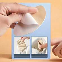 8pcs  Compatible With Casual Shoes, Self-Adhesive Anti-Slip Heel Pads - Non-Slip Shoe Cushions With Cushioned Heel, Sneakers, Sports Shoes, White Shoes - Anti-Slip Foot Cushions For - Gray (8 Pieces) - View 3