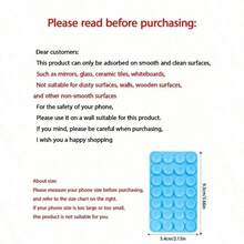 Double-Sided Silicone Phone Grip Handle, Suction Cup Phone Case Stand, Hands-Free Sticky Phone Holder, Suitable For Selfie And Video, Phone Finger Grip Stand, Wall Mounted, Car Mount, Applicable For Home, Office, Bathroom, Kitchen, Easy To Clean, No Trace, Soft Touch, Reusable Phone Accessory