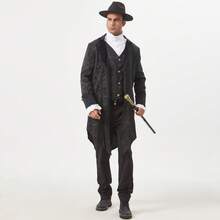 Men Cosplay Clothing - Black - View 1