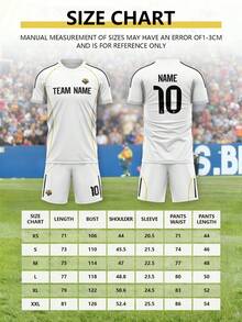 2026-27賽季 La Liga 馬德里足球隊客製化球衣套裝，可個性化 LOGO、號碼、隊名與球員姓名運動裝 - 白色 - 查看 2