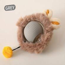 1pc LED Interactive Cat Toy Ball, USB Rechargeable Automatic Rolling Cat Teaser Toy With Plush Anti-Slip Base (Low Voltage Design, Striped Glowing Ball, Lightweight & Quiet, Suitable For All Indoor Cat Breeds) - Multicolor - View 14