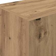 vidaXL Buffet de cuisine avec tiroir Chêne artisanal 32 x 50 x 180 cm - Tabac - Voir 9