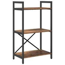 vidaXL Étagère Bois Ancien 56 x 34 x 96 cm Bois d'ingénierie - Tabac - Voir 2