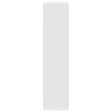 vidaXL Bibliothèque blanc 89x24x101,5 cm ingénierie du bois - Blanc - Voir 5