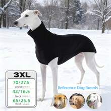 1pc Pet Hoodie, New Pet Clothes, Solid Color Patchwork Pet Dog Clothes, Warm High Collar Dog Apparel - Multicolor - View 19