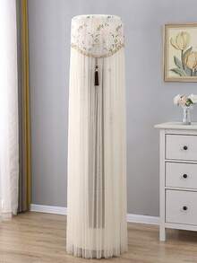 2pcs Cylindrical Air Conditioner Dust Cover, Universal Top Dust Cover, Can Start AC Without Removing The Dust Cover - Multicolor - View 5